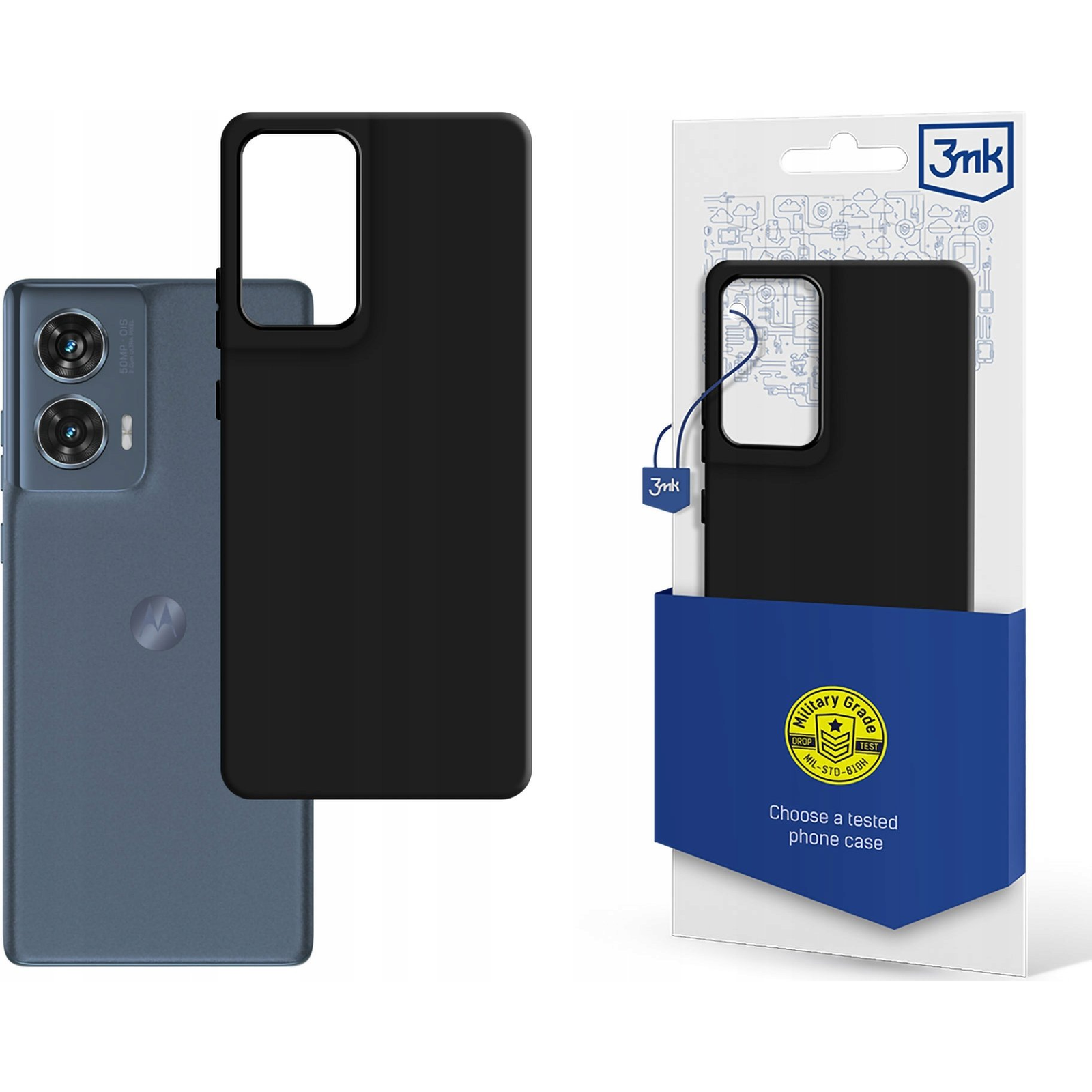 3mk Matt TPU anyagú Telefontok Motorola Moto Edge 50 Fusion (3MK6080)