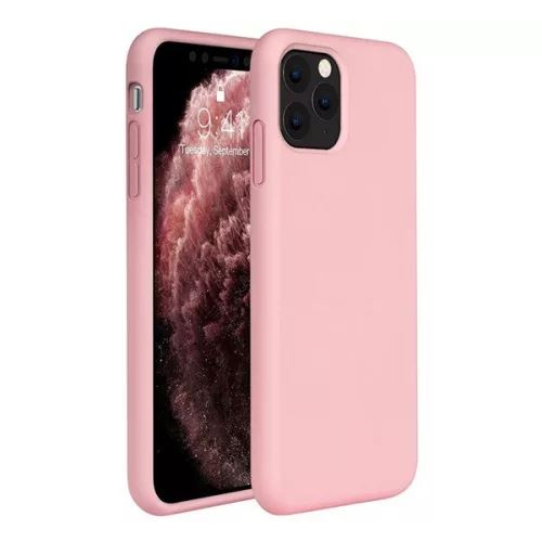 Wooze Liquid Silica Gel iPhone 16 Pro szilikon tok rózsaszín (ZONETS6828)