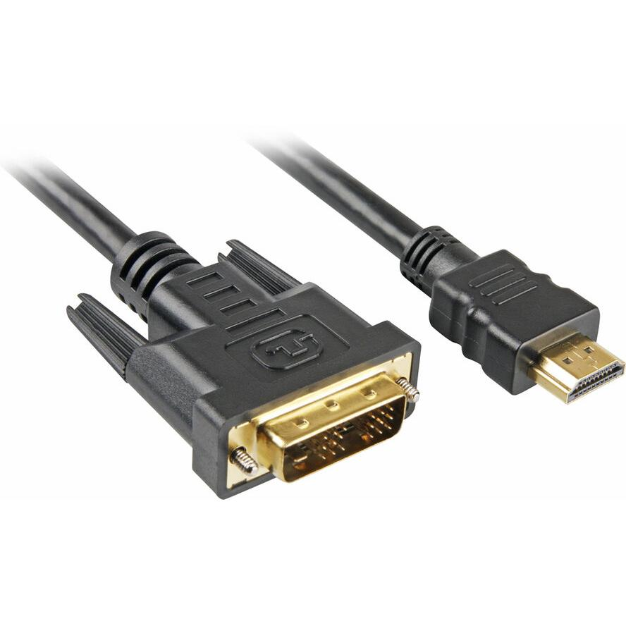 Kábel Sharkoon HDMI -> DVI 3M fekete (4044951009060)