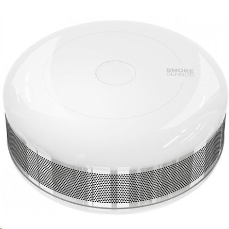 Fibaro Detector Óptico De Humo, Ultraligero, Alimentado A Pilas, Equipado Con Sensor De Temperatura