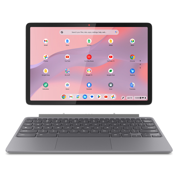 Lenovo Chromebook Duet 11M889 MediaTek Kompanio 838 27,8 cm (10.9") Berøringsskærm WUXGA 8 GB LPDDR4x-SDRAM 128 GB eMMC Wi-Fi 6 (802.11ax) ChromeOS Tysk Grå