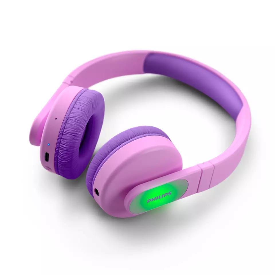 Philips TAK4206PK/00 slúchadlo / náhlavná súprava Slúchadlá s mikrofónom Káblový a bezdrôtový Pres hlavu USB Typ-C Bluetooth Ružová