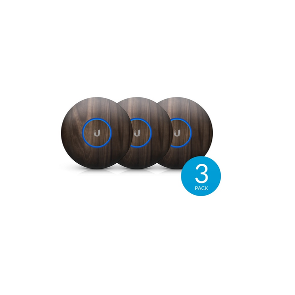 Ubiquiti kryt pro UAP-nanoHD, U6 Lite a U6+, wood, 3-pack