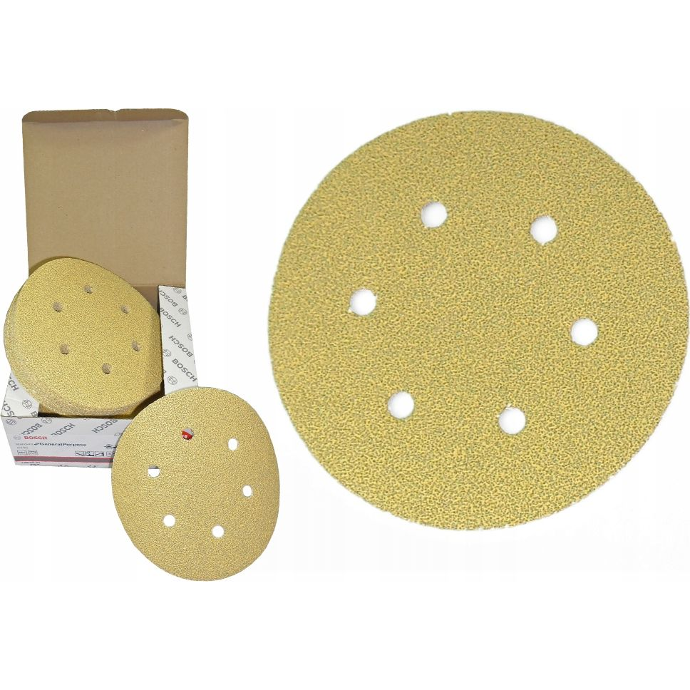 Bosch 2608621725 Tépőzáras Excentercsiszolópapír - 150 mm, Szemcse: 120 (2608621725)