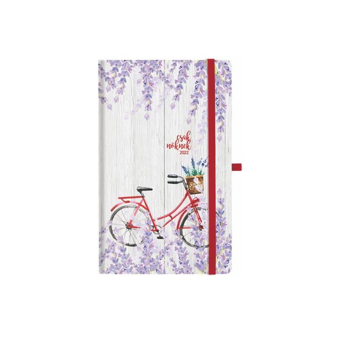 Dayliner Csak Nőknek A5 2022 Heti naptár - Bicikli (22N018J-003)