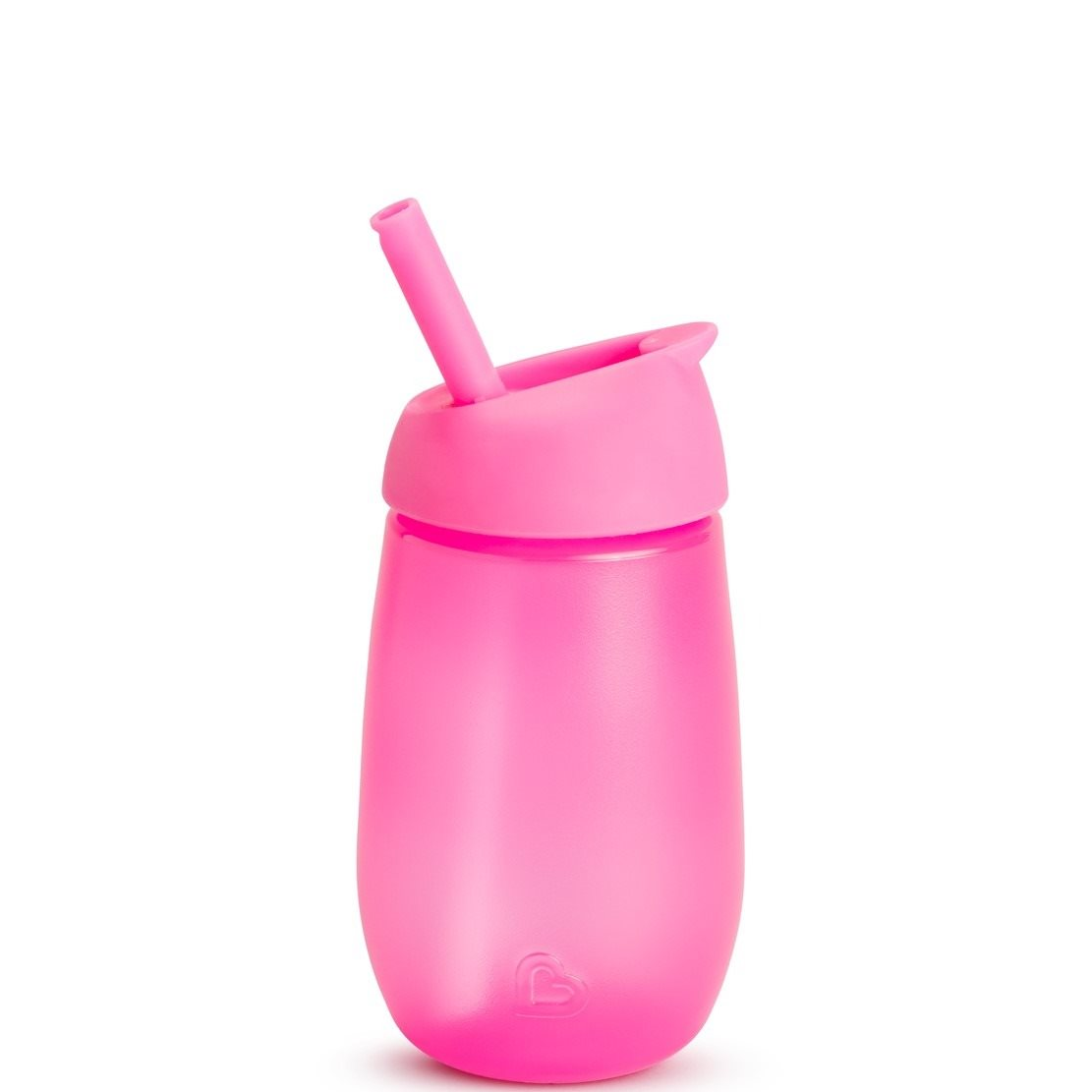 Munchkin Simple Clean Bögre szívószállal 296 ml rózsaszín (5019090900195)