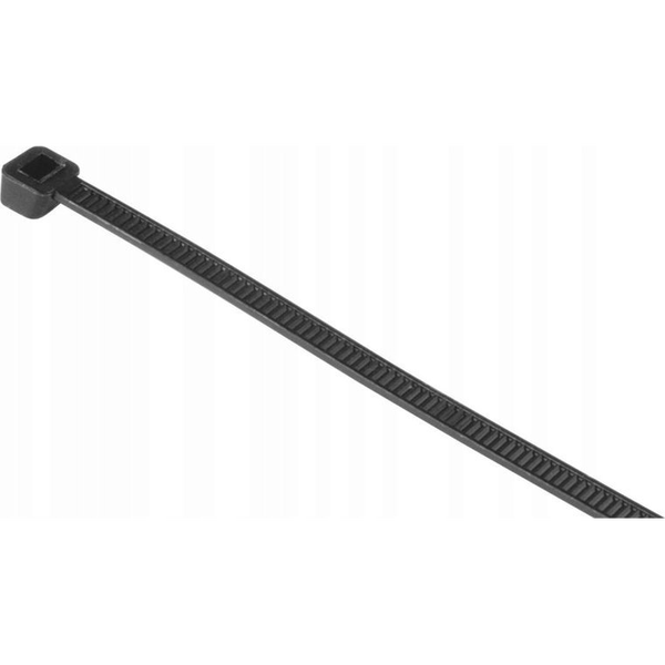 Hama 00221000 fascetta Fascetta con gancio e anello Plastica Nero 50 pz