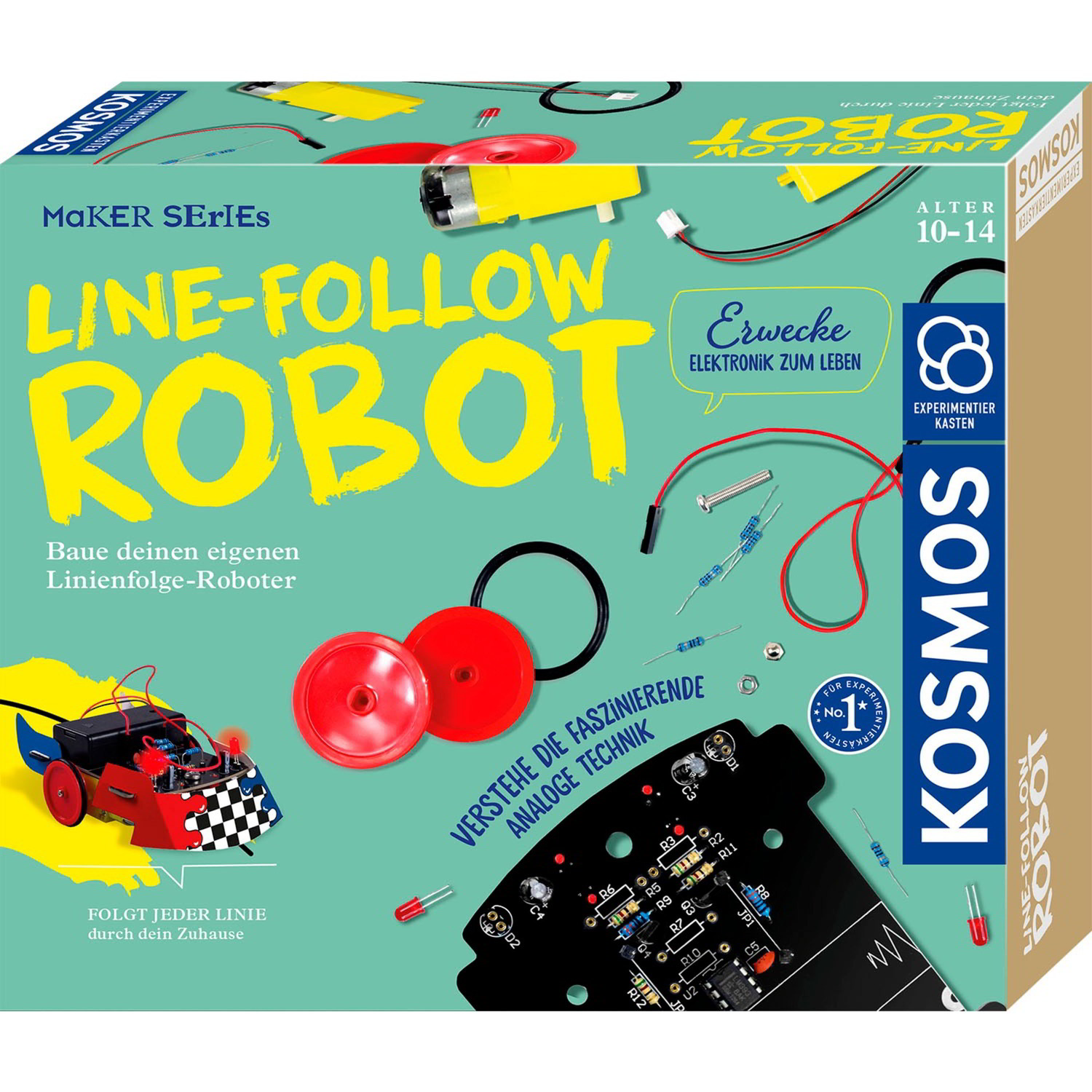 KOSMOS 620936 Line-Follow Robot - Vonalkövető Robot Elektronikus Tudományos készlet (620936)