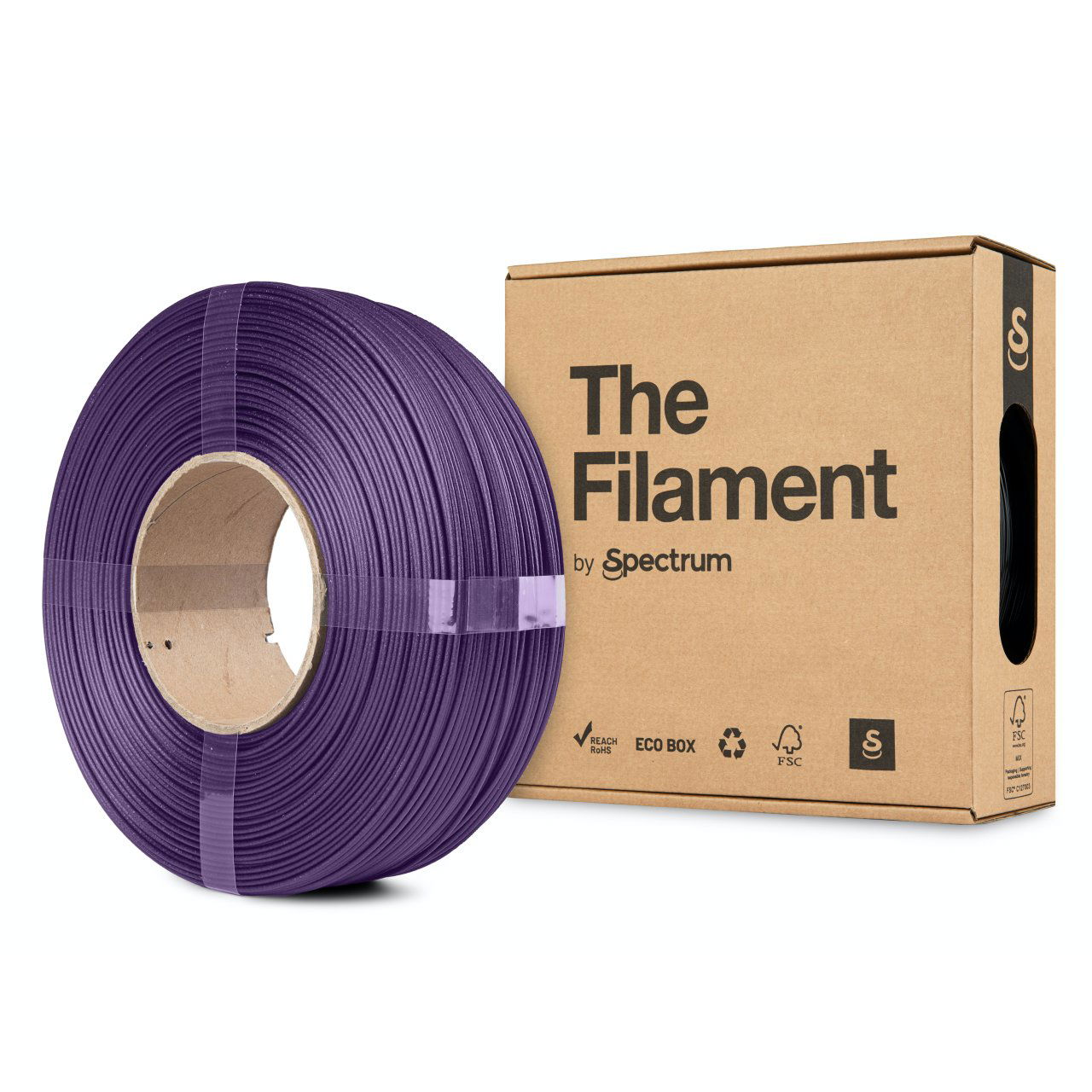 The Filament ReFill PLA CF 1,75mm Purple 1kg (TF-24105)