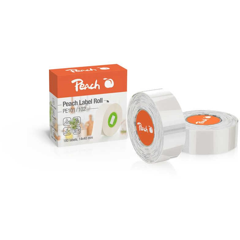 PEACH PE101 14x40 mm, 180 darab, átlátszó (PE102)