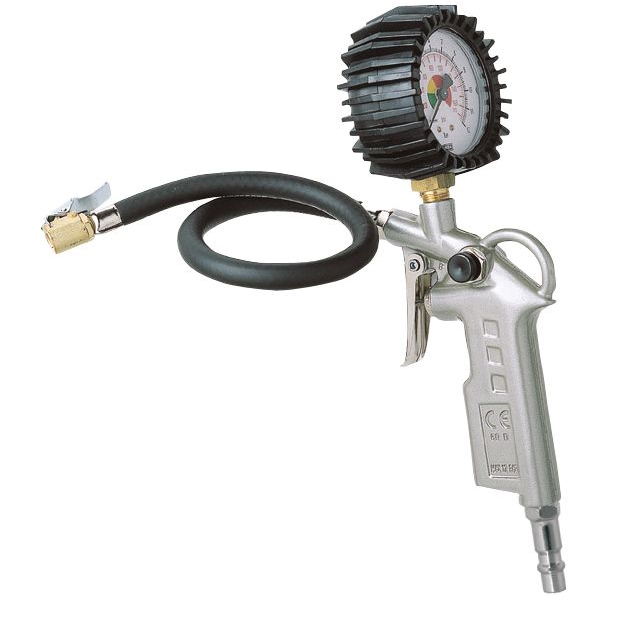Mega Kerékfúvó Pisztoly Nyomásmérővel (66246)