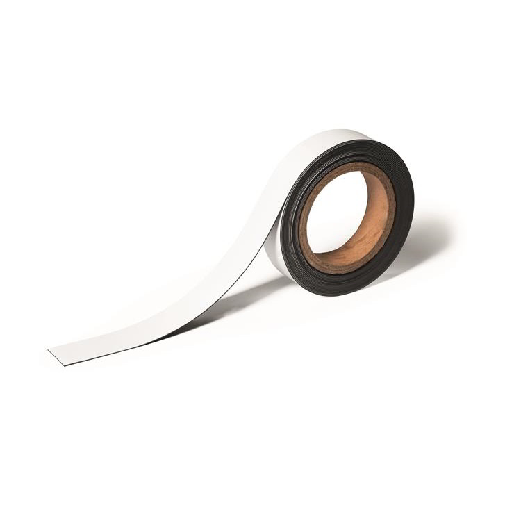 Durable 5m x 33mm Vágható mágnesszalag - Fehér (170802)