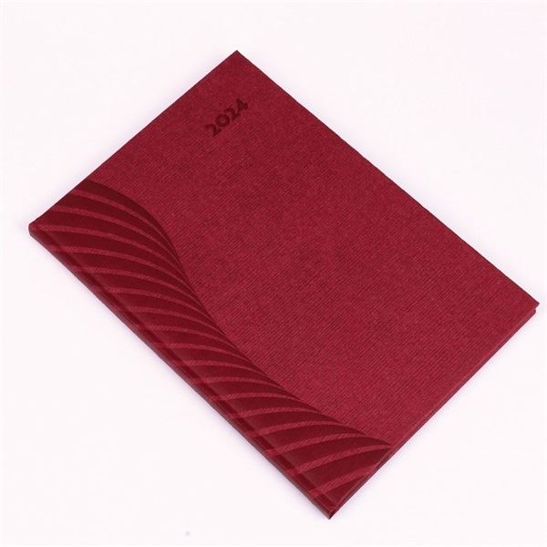 Realsystem 2024-es Amigo B5 heti beosztású határidőnapló bordó (5611-59) (5611-59)