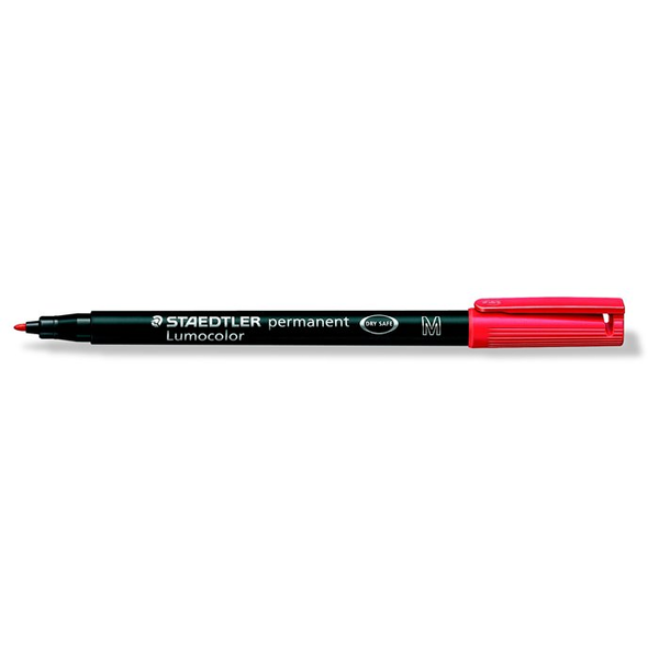 Staedtler Lumocolor 317 M 1mm Alkoholos marker - Piros