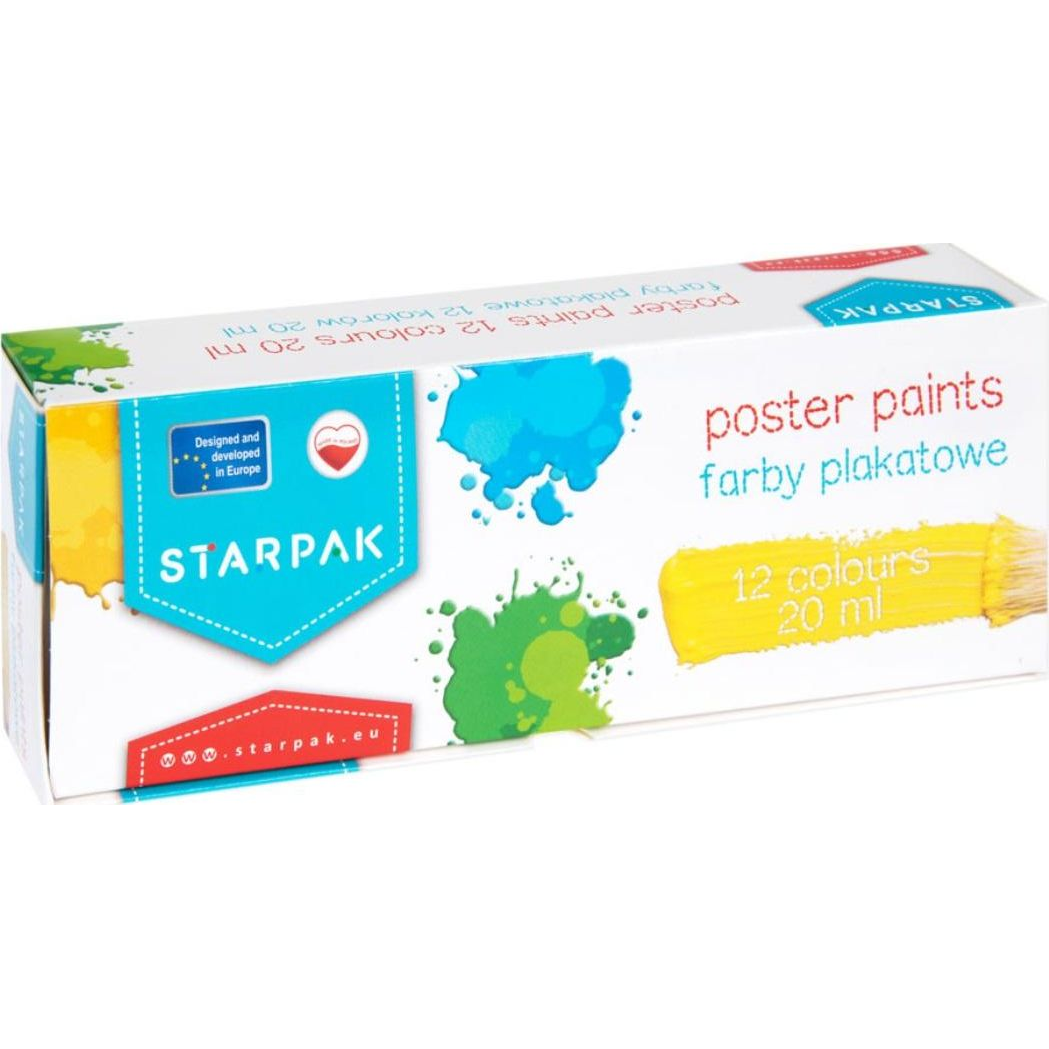 Starpak 12 Színű Plakát Festék Készlet (378236)