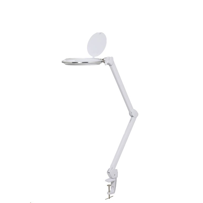 TOOLCRAFT LED-es asztali nagyítós lámpa fehér (TO-8118210) (TO-8118210)