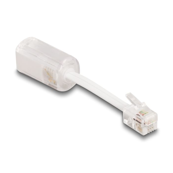 Delock telefon kábel RJ10 apa - RJ10 anya 30mm (88170) (delock88170)