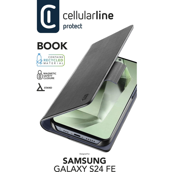 Cellularline 8018080487941 mobiele telefoon behuizingen 17 cm (6.7") Portemonneehouder Zwart