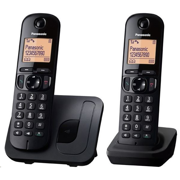 Panasonic KX-TGC212 Telefón 2 slúchadlá čierna (KX-TGC212PDB)
