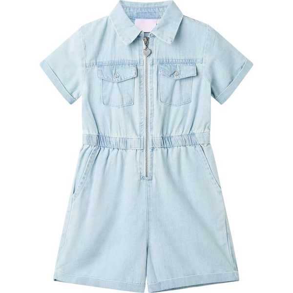 Halványkék rövid ujjú gyerek alsónadrág 92