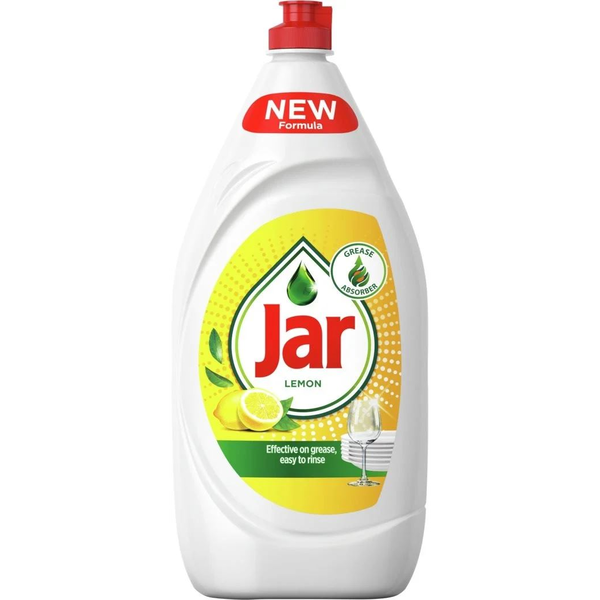 Течен препарат за миене на съдове Jar, Лимон, 1350 мл