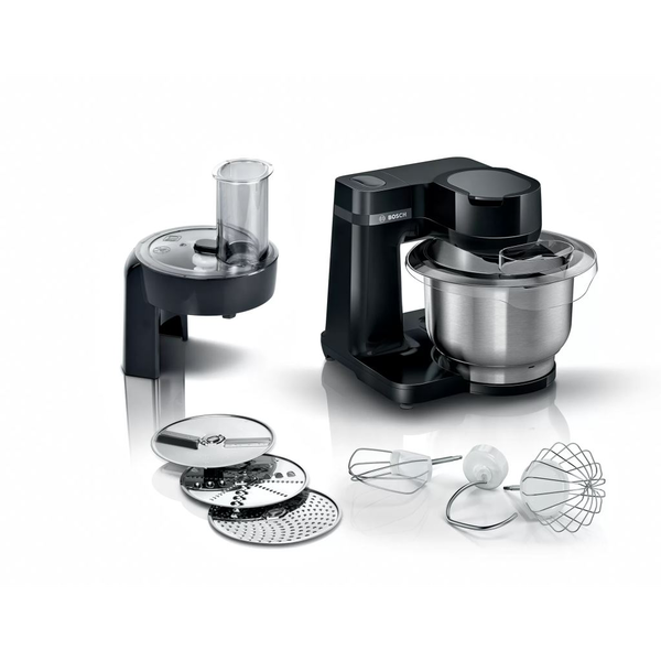 Bosch Serie 2 MUMS2EB01 kuchyňský robot 700 W 3,8 l Černá, Nerezová ocel