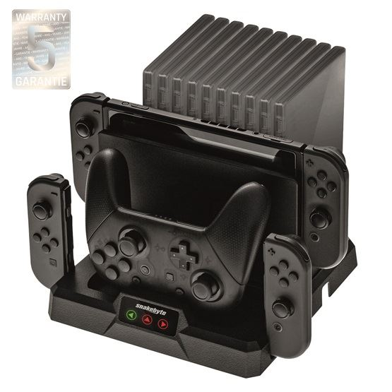 snakebyte Nintendo Switch dupla töltőállomés és állvány (SB916915) (SB916915)