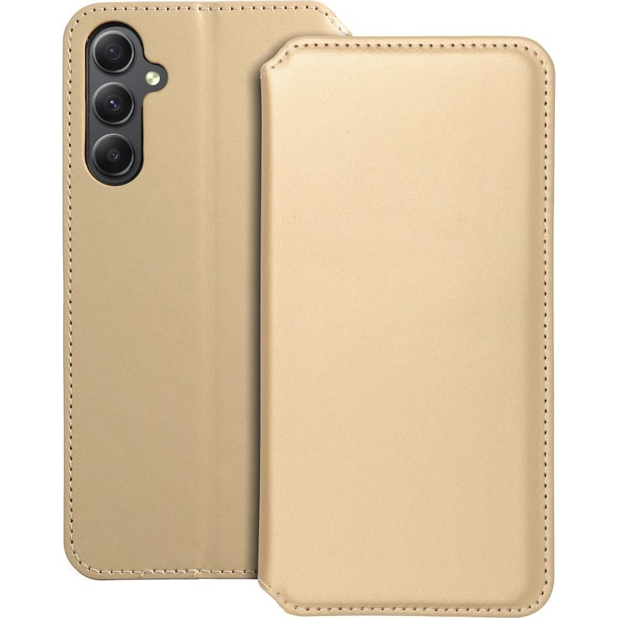 Dual Pocket Samsung Galaxy A34 5G, flip tok, arany (5903396195662)