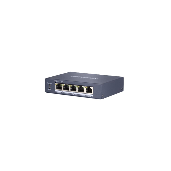 Hikvision 10/100/1000 4x Gigabit PoE + 1x Gigabit switch (DS-3E0505HP-E)