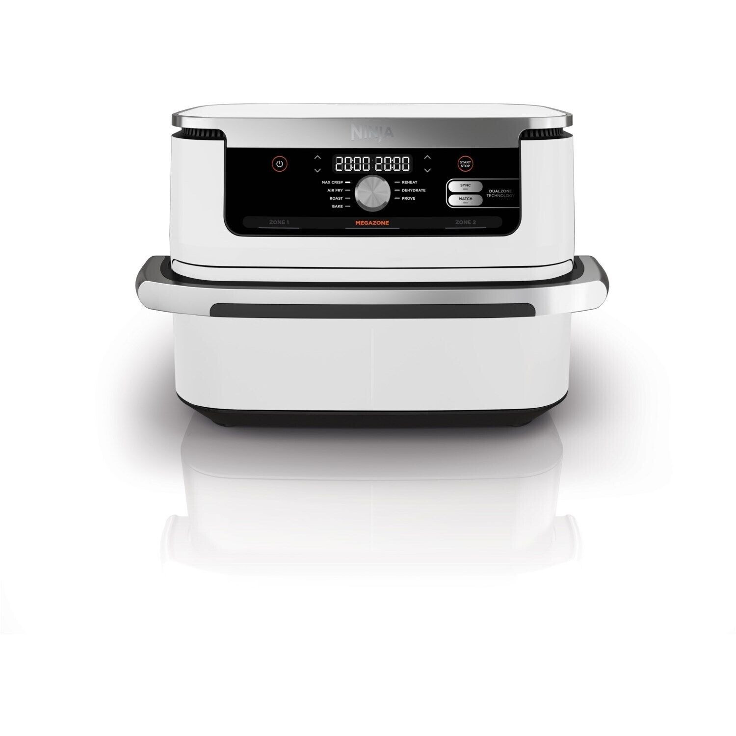 Ninja AF500EUWH AirFryer Forrólevegős sütő 10.4L 2470 Watt - Fehér (AF500EUWH)