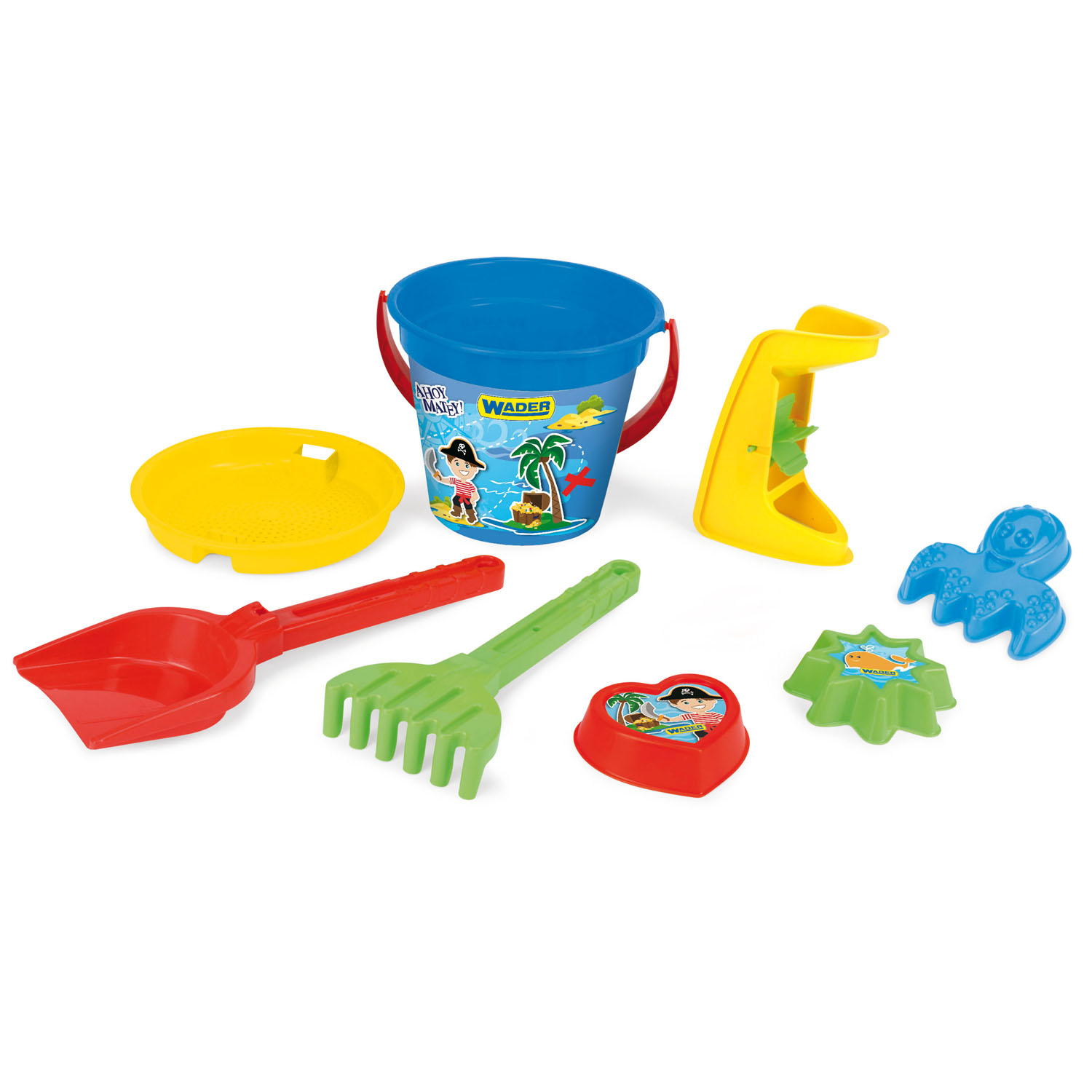 Wader Homokozó szett malommal 8 részes (75037)