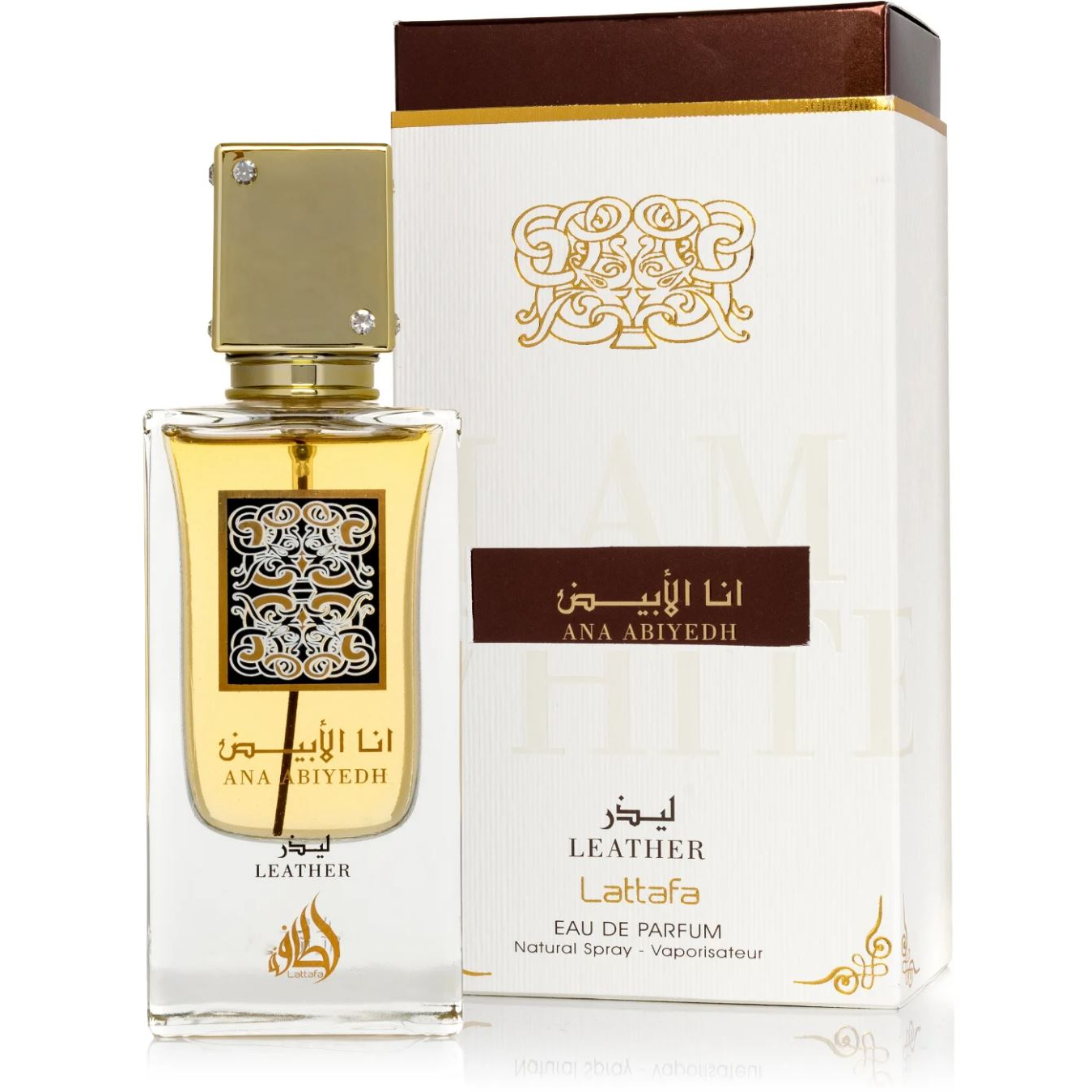 Lattafa Ana Abiyedh Leather EDP 60ml Hölgyeknek és Uraknak (6291107454429)