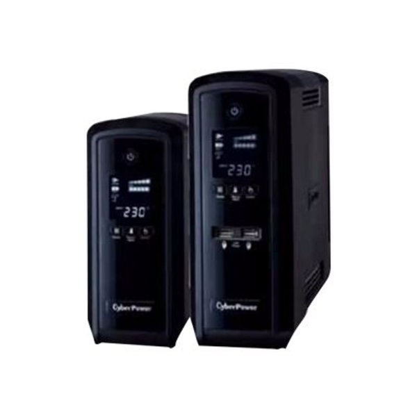 CyberPower CP1350EPFCLCD UPS-enhed Interaktivt indgangsstik 1,35 kVA 780 W 6 AC stikkontakt(er)