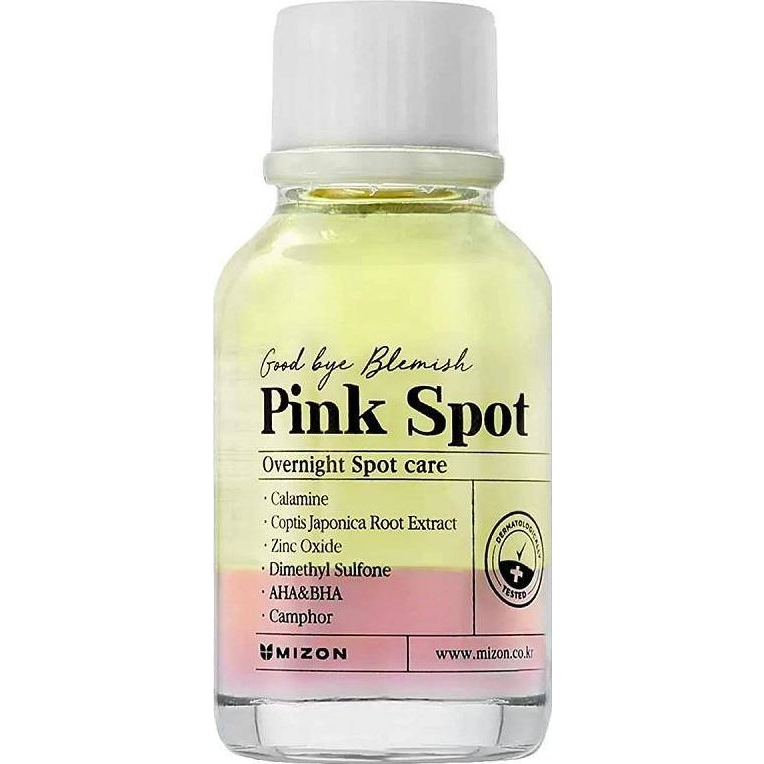 Mizon Good Bye Blemish Pink Spot Szérum púderrel pattanások ellen, 19 ml (8809663753399)