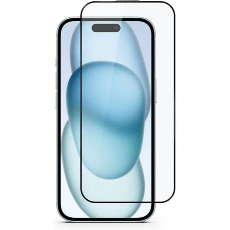 Epico Edge to Edge iPhone 15 üvegfólia - zafír (81112191300001)
