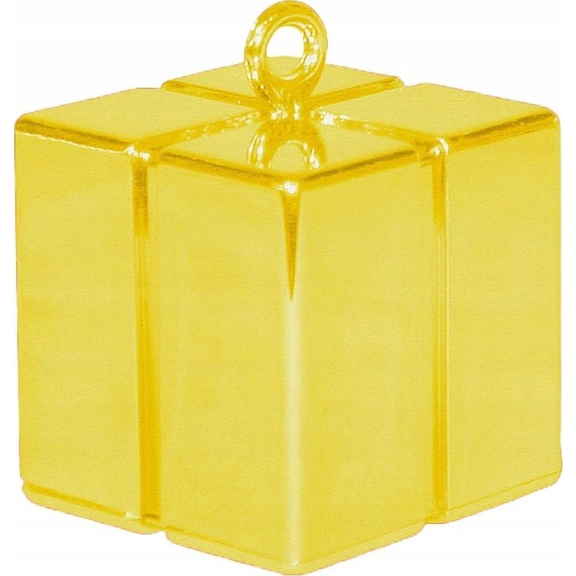 Ajándékdoboz Formájú Lufi Súly - Arany (GC-PZLO)