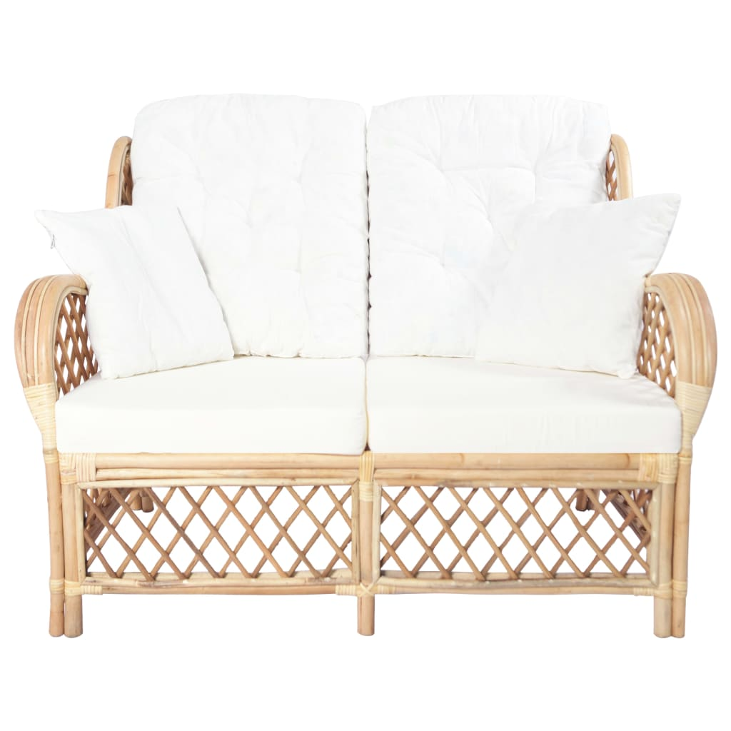 2 személyes rattan kanapé (325472)