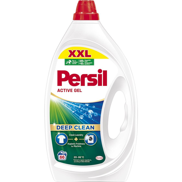Гел за пране Persil Active, 66 пранета, 2.97 л