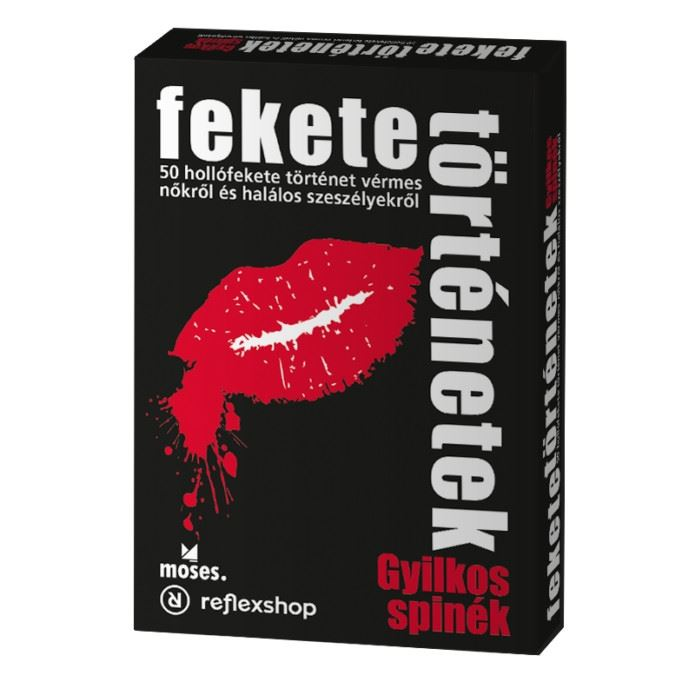 Asmodee Fekete történetek: Gyilkos Spinék 50 talány társasjáték (REF32109)
