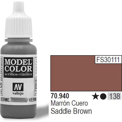 Vallejo Model Color Saddle Brown Akrilfesték 70940 (70940)