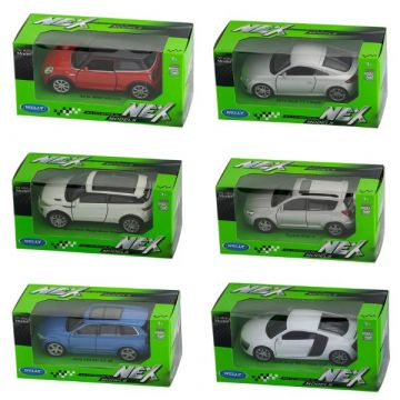 Welly: Fém kisautó szortiment 1:34 (49720F-24CWD-MH-20-A)