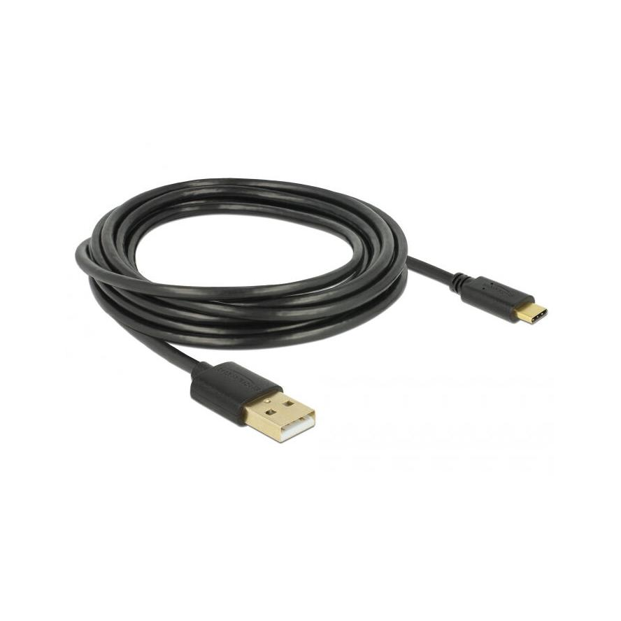 KAB Delock 85209 USB-C 2.0 A kábel - 3m (85209)