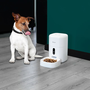 Дозатор за храна за животни Tellur Smart WiFi, UltraHD камера, 4л, Бял