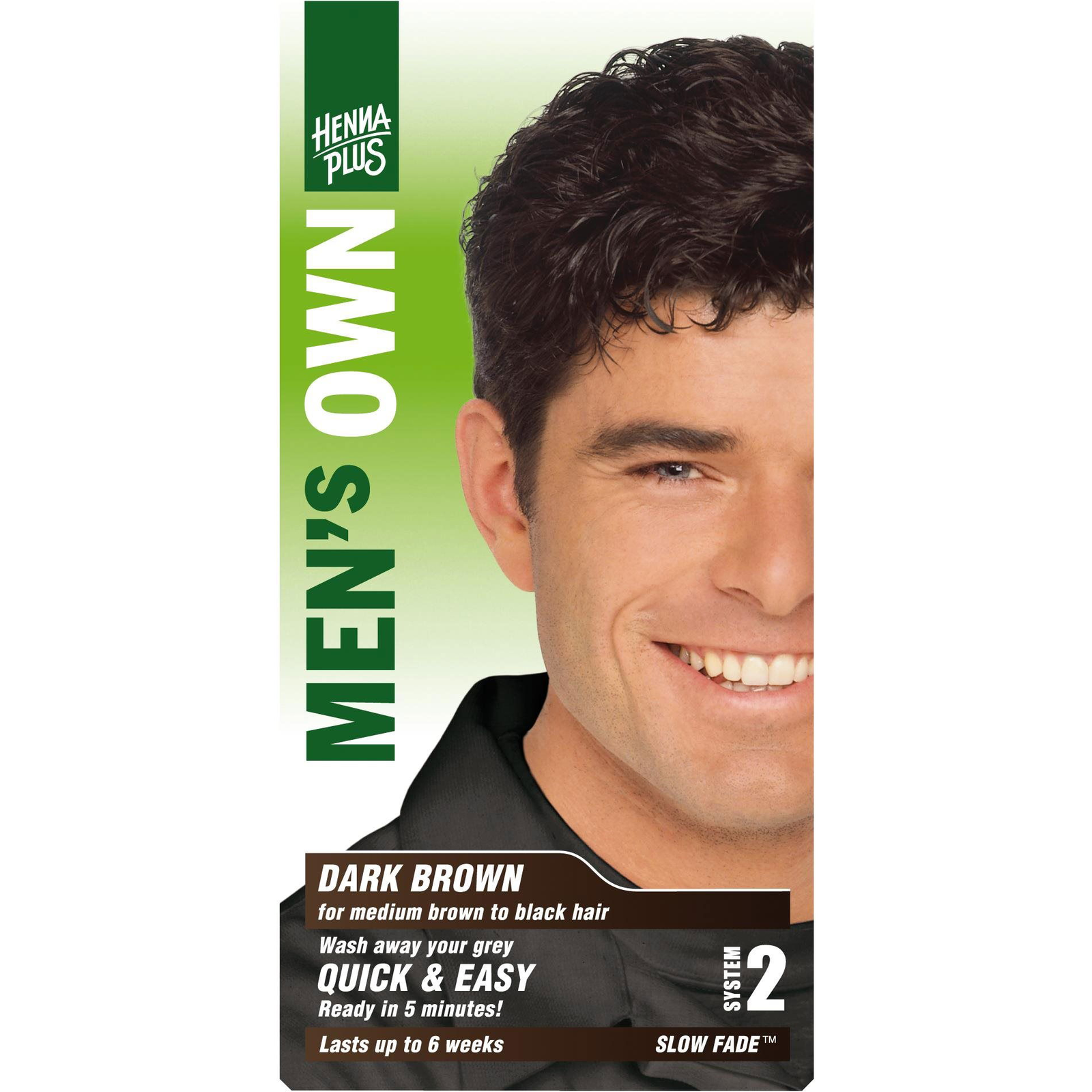 HENNAPLUS Természetes hajfesték férfiaknak SÖTÉTBARNA, 80 ml (8710267400049)