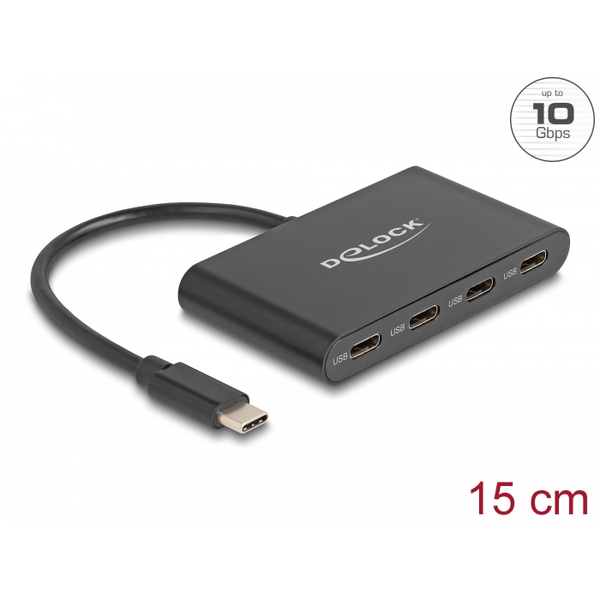 Delock 64129 USB Type-C 3.2 HUB (4 port)