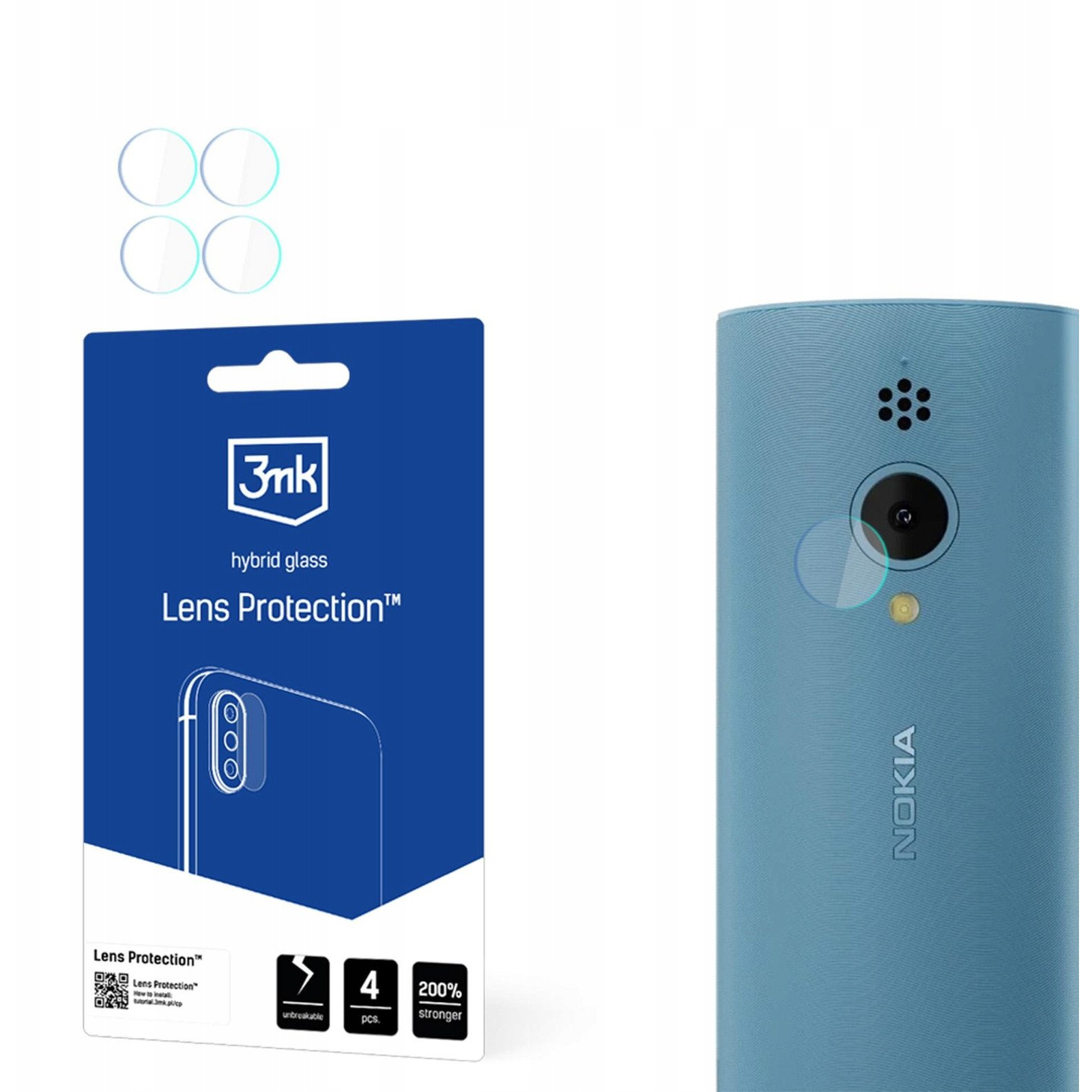 3MK Lens Protection kameravédő üveg Nokia 150 2023-hoz 5903108624657 (5903108624657)