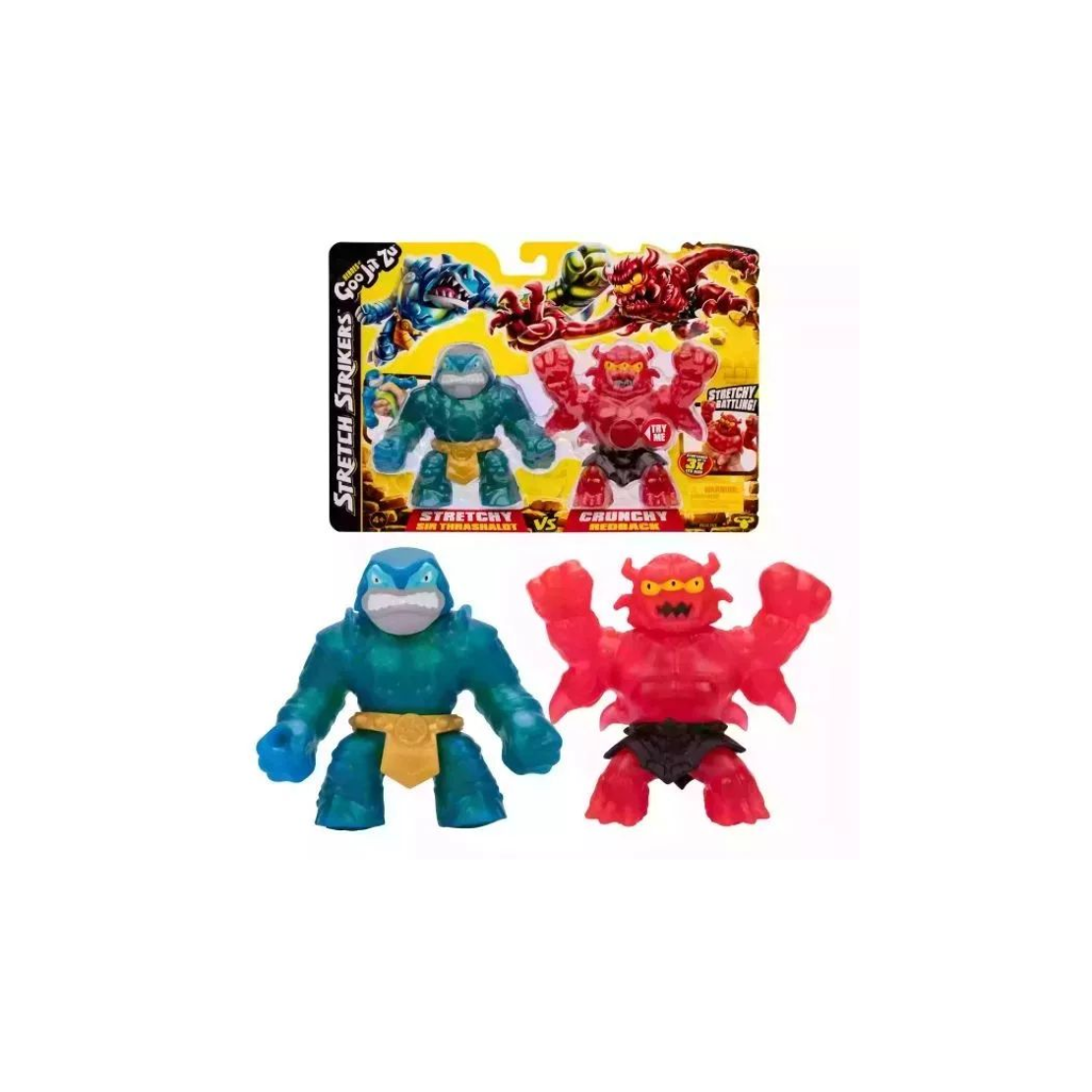 Goo Jit Zu Harcos lények egymás ellen - Stretchy és Crunchy (42789)