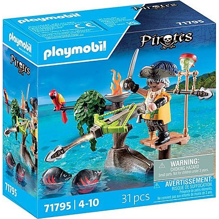 Playmobil 71795 Pirates - Kalóz szigonyvetővel (71795)
