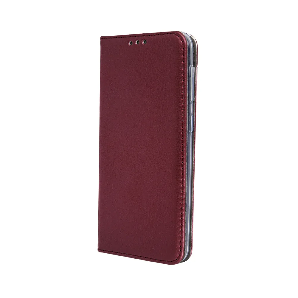 Motorola Moto G14, Oldalra nyíló tok, stand, Magnet Book, bordó (5903396227288)