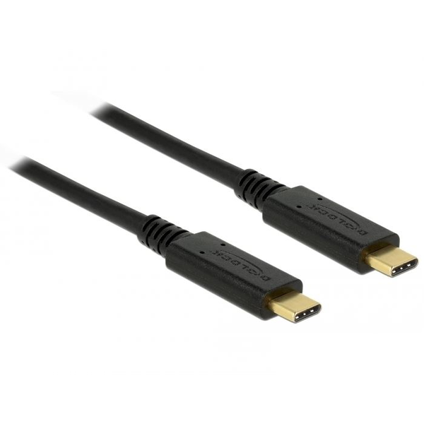 Delock 83042 USB 3.1 Gen 1 Type-C kábel 0.5m fekete